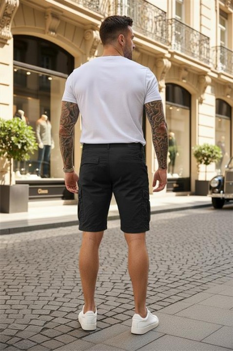 Muške bermude MIRKIZ BLACK, Boja: crna, IVET.RS - Nova Kolekcija