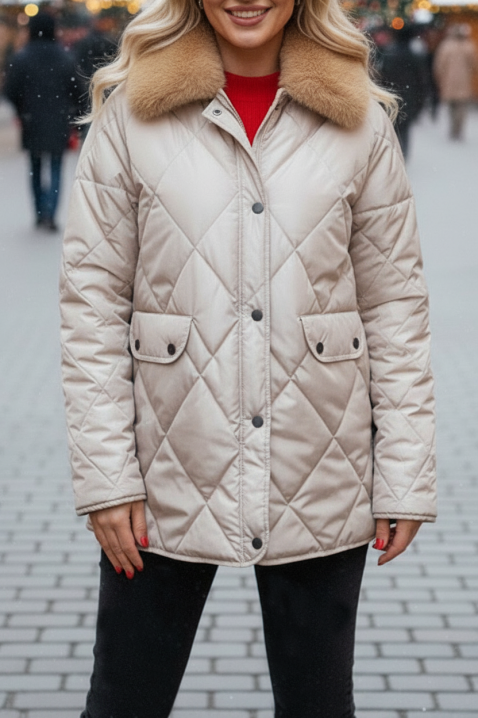 Jakna SLAMENDA BEIGE, Boja: bež, IVET.RS - Nova Kolekcija