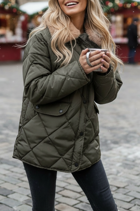 Jakna SLAMENDA KHAKI, Boja: kaki, IVET.RS - Nova Kolekcija