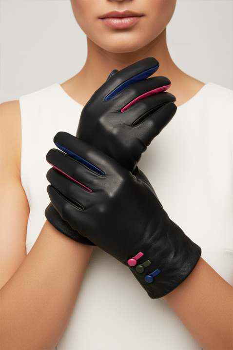 Ženske rukavice MISHLENDA, Boja: crna, IVET.RS - Nova Kolekcija