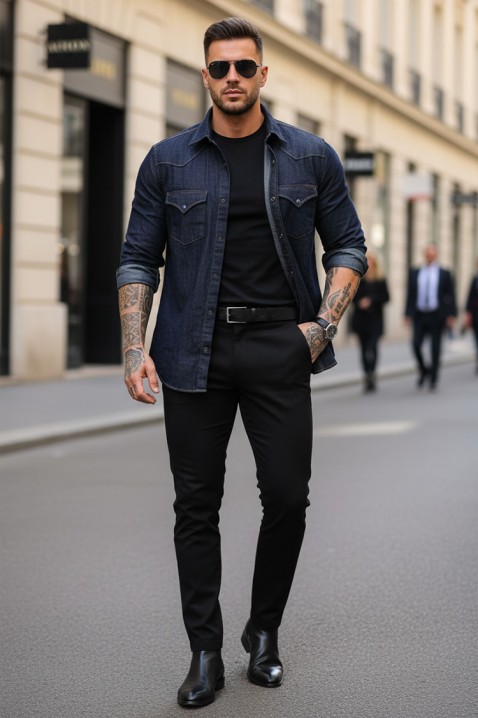 Muška košulja TORMER INDIGO, Boja: indigo, IVET.RS - Nova Kolekcija