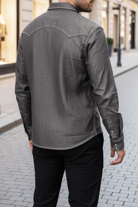 Muška košulja TORMER GREY, Boja: tamnoplava, IVET.RS - Nova Kolekcija