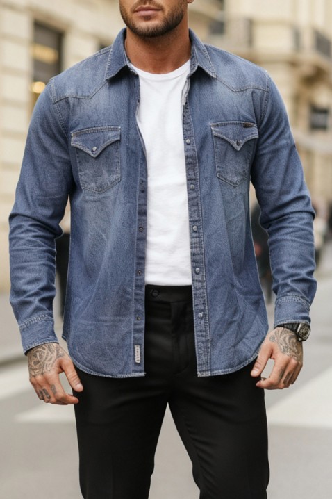 Muška košulja TORMER NAVY, Boja: tamnoplava, IVET.RS - Nova Kolekcija