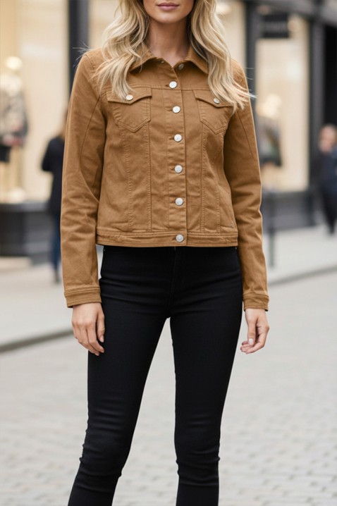 Teksas jakna KALBA CAMEL, Boja: svetlobraon, IVET.RS - Nova Kolekcija