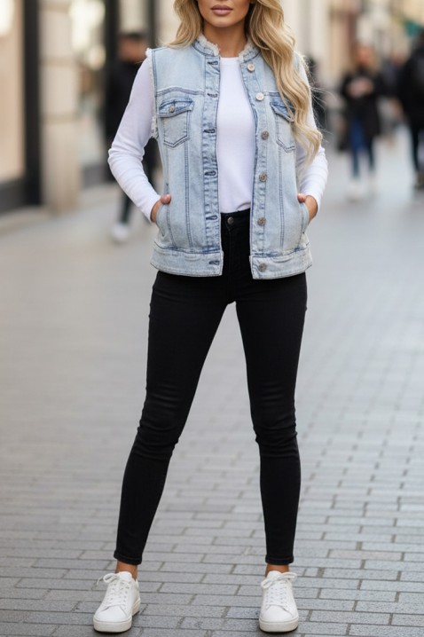 Prsluk FALZENA SKY, Boja: svetloplava, IVET.RS - Nova Kolekcija