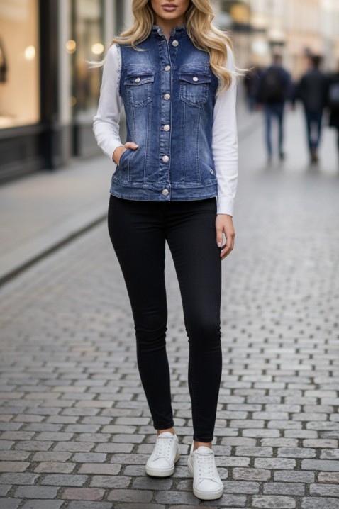 Prsluk FALZENA NAVY, Boja: tamnoplava, IVET.RS - Nova Kolekcija