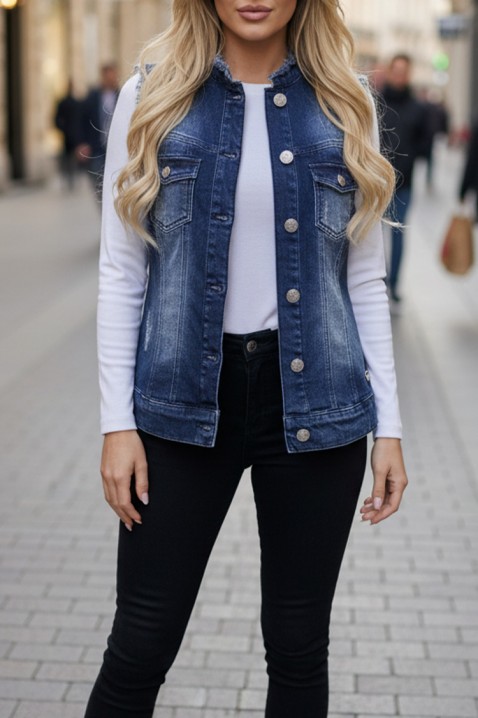 Prsluk FALZENA NAVY, Boja: tamnoplava, IVET.RS - Nova Kolekcija