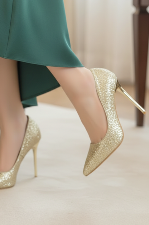 Ženske cipele KSILONDA, Boja: zlatna, IVET.RS - Nova Kolekcija