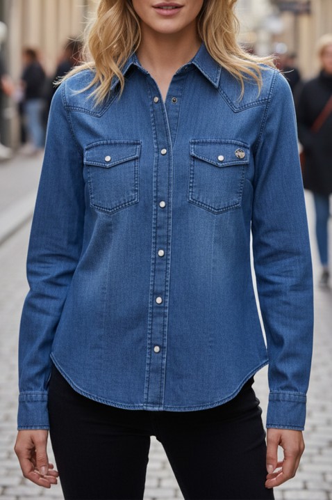 Ženska košulja TOFEZA, Boja: plava, IVET.RS - Nova Kolekcija