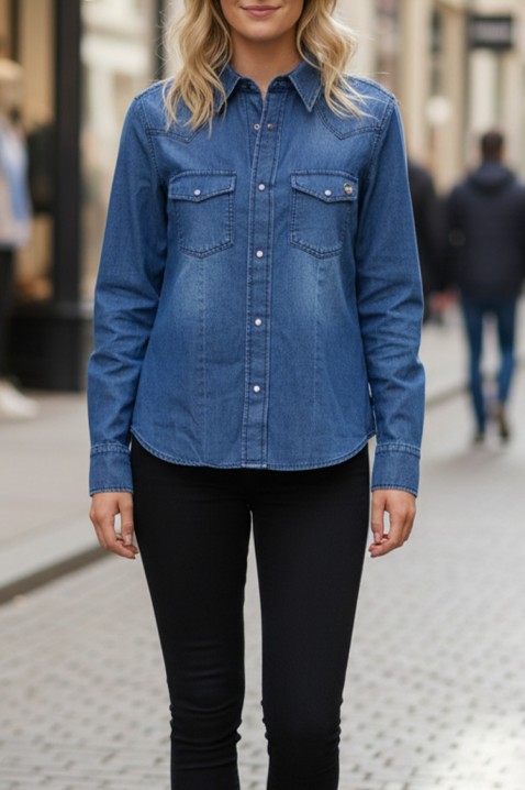 Ženska košulja TOFEZA, Boja: plava, IVET.RS - Nova Kolekcija