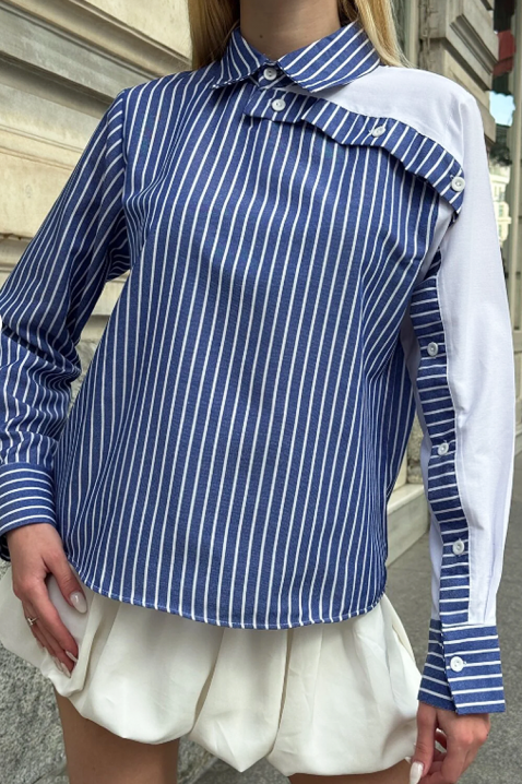 Ženska košulja RAGLENZA, Boja: plava, IVET.RS - Nova Kolekcija