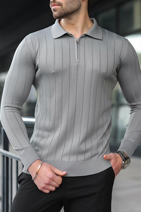 Muška bluza NERFEDO, Boja: siva, IVET.RS - Nova Kolekcija