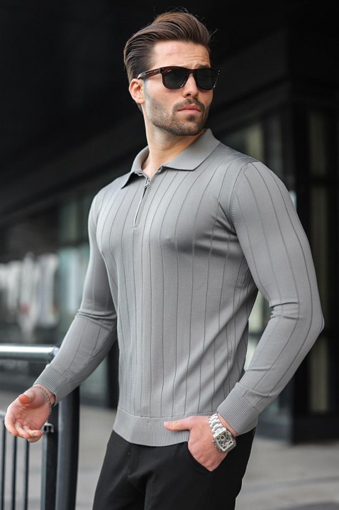 Muška bluza NERFEDO, Boja: siva, IVET.RS - Nova Kolekcija