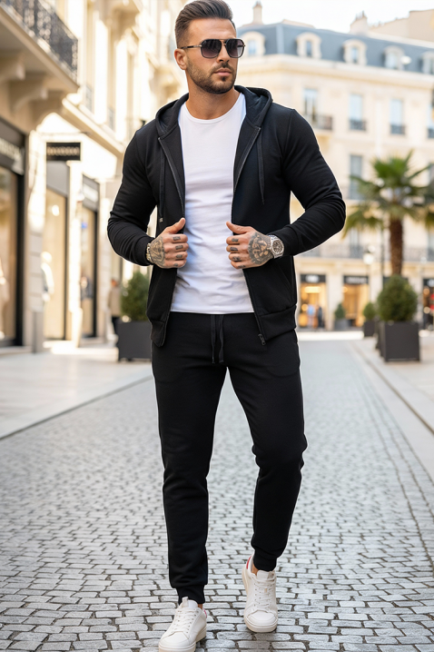 Muški komplet PAXEN BLACK, Boja: crna, IVET.RS - Nova Kolekcija