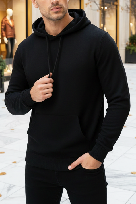 Muška dukserica KAZER, Boja: crna, IVET.RS - Nova Kolekcija