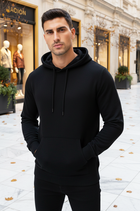 Muška dukserica KAZER, Boja: crna, IVET.RS - Nova Kolekcija