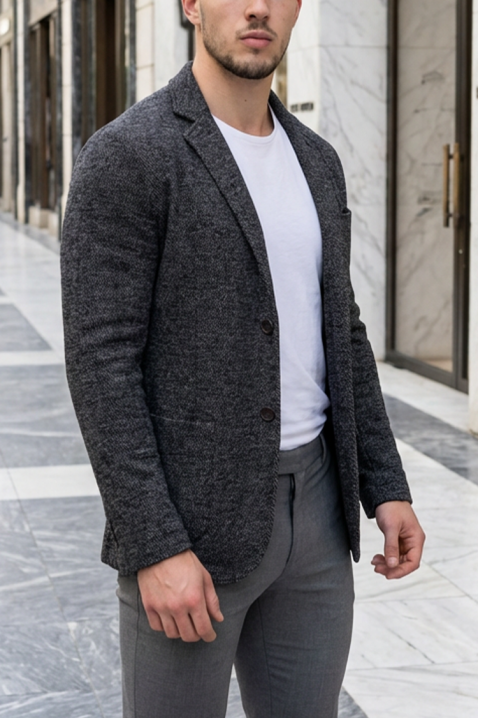 Muški sako ZOREFO, Boja: crna, IVET.RS - Nova Kolekcija