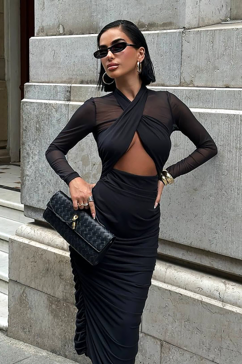 Haljina MIDORVA, Boja: crna, IVET.RS - Nova Kolekcija