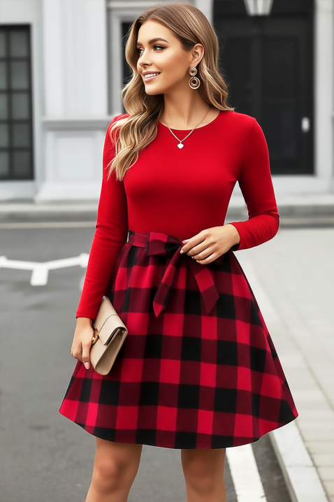 Haljina GLAVENDA RED, Boja: crvena, IVET.RS - Nova Kolekcija