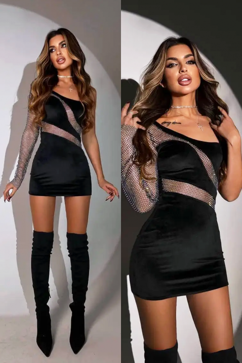 Haljina CHERVOLZA, Boja: crna, IVET.RS - Nova Kolekcija