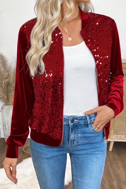 Dukserica DEZILVA RED, Boja: crvena, IVET.RS - Nova Kolekcija