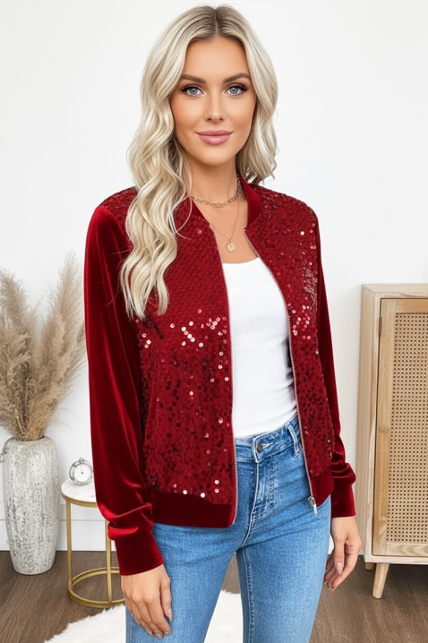 Dukserica DEZILVA RED, Boja: crvena, IVET.RS - Nova Kolekcija