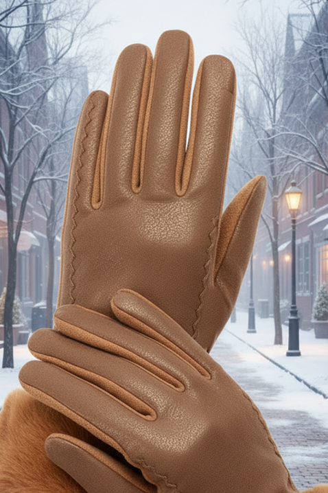 Ženske rukavice POLIARZA CAMEL, Boja: svetlobraon, IVET.RS - Nova Kolekcija