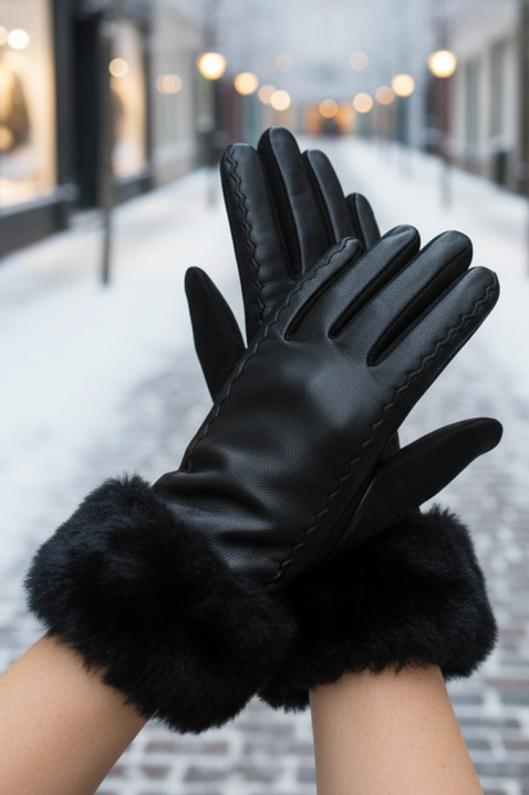 Ženske rukavice POLIARZA BLACK, Boja: crna, IVET.RS - Nova Kolekcija