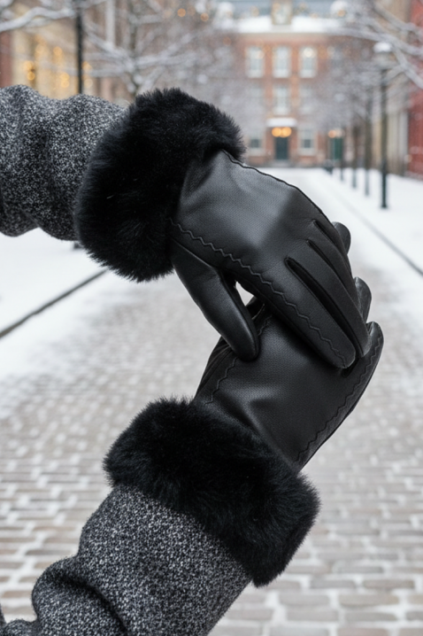 Ženske rukavice POLIARZA BLACK, Boja: crna, IVET.RS - Nova Kolekcija