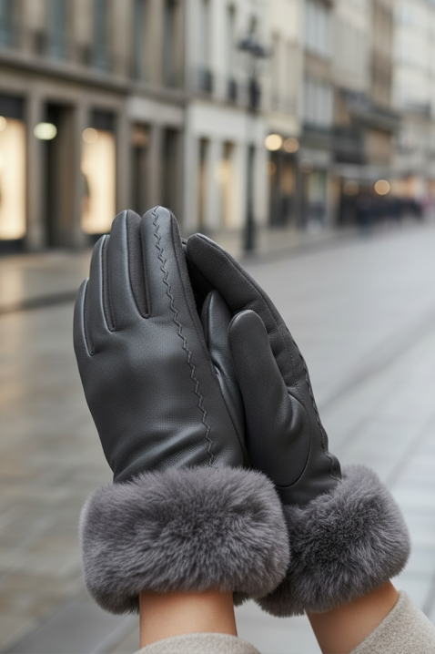 Ženske rukavice POLIARZA GRAFIT, Boja: grafitna, IVET.RS - Nova Kolekcija