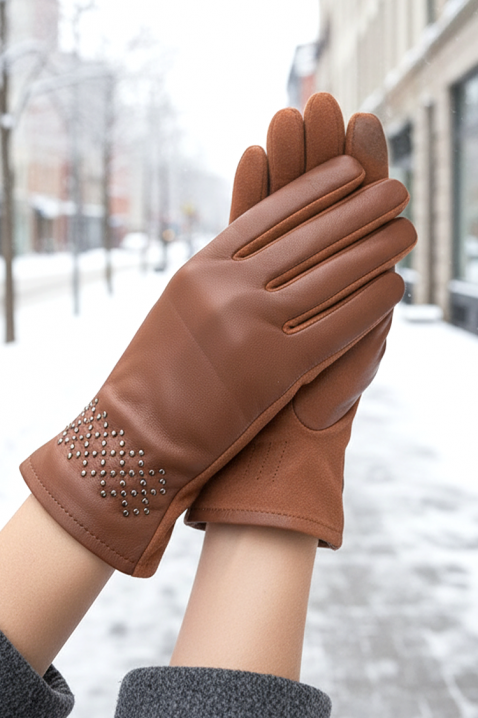 Ženske rukavice VAKALZA CAMEL, Boja: svetlobraon, IVET.RS - Nova Kolekcija