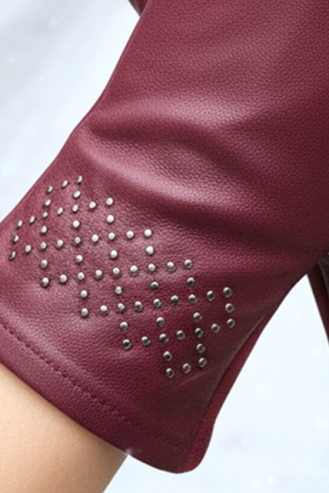 Ženske rukavice VAKALZA BORDO, Boja: bordo, IVET.RS - Nova Kolekcija