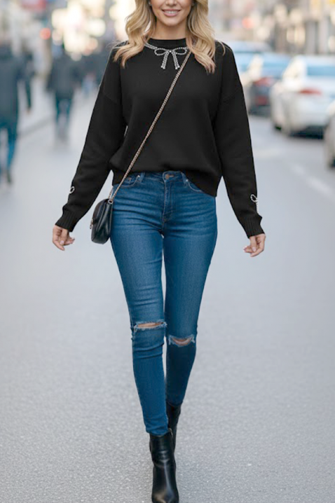 Džemper GLEMALDA BLACK, Boja: crna, IVET.RS - Nova Kolekcija