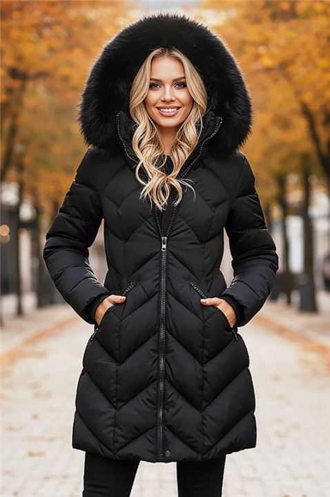 Jakna CHIPARZA BLACK, Boja: crna, IVET.RS - Nova Kolekcija