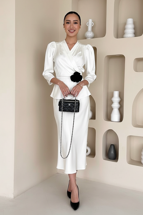 Komplet SATELZA WHITE, Boja: bela, IVET.RS - Nova Kolekcija