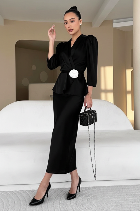 Komplet SATELZA BLACK, Boja: crna, IVET.RS - Nova Kolekcija