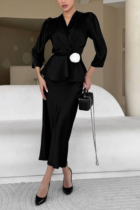 Komplet SATELZA BLACK, Boja: crna, IVET.RS - Nova Kolekcija