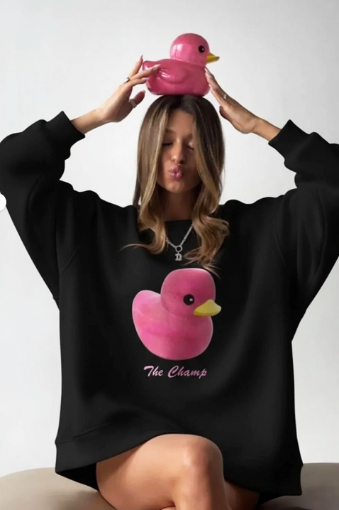 Ženska bluza STRAZANA BLACK, Boja: crna, IVET.RS - Nova Kolekcija