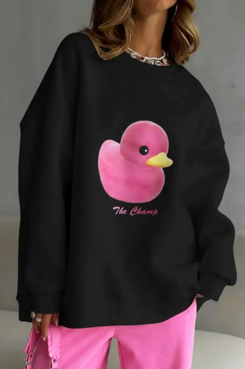 Ženska bluza STRAZANA BLACK, Boja: crna, IVET.RS - Nova Kolekcija