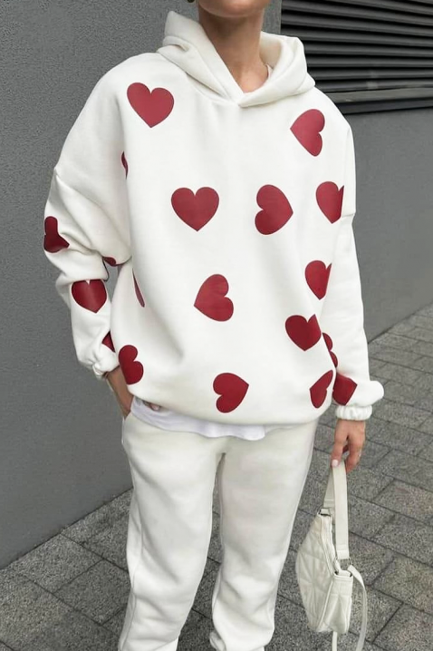 Dukserica ROKSONA, Boja: bela, IVET.RS - Nova Kolekcija