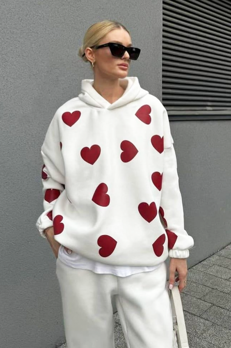 Dukserica ROKSONA, Boja: bela, IVET.RS - Nova Kolekcija