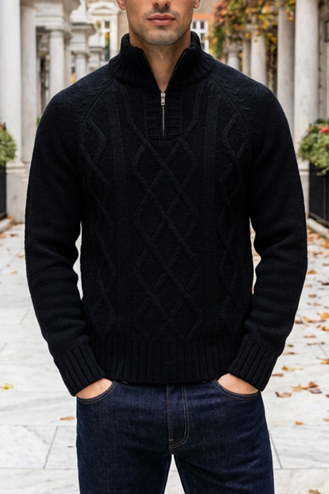 Muški džemper MOXORO BLACK, Boja: crna, IVET.RS - Nova Kolekcija