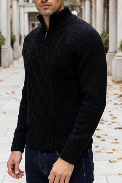 Muški džemper MOXORO BLACK, Boja: crna, IVET.RS - Nova Kolekcija