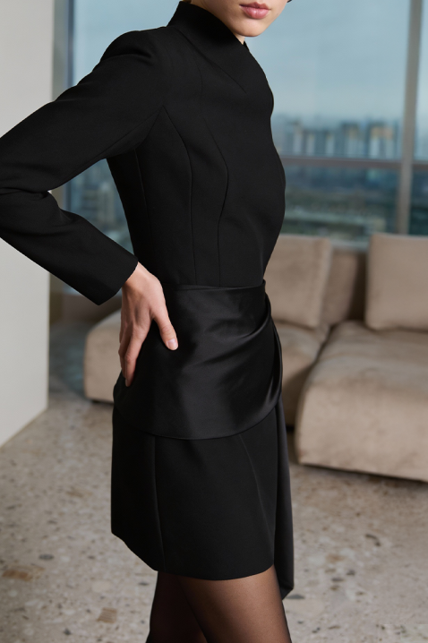 Haljina CHEMPALA, Boja: crna, IVET.RS - Nova Kolekcija