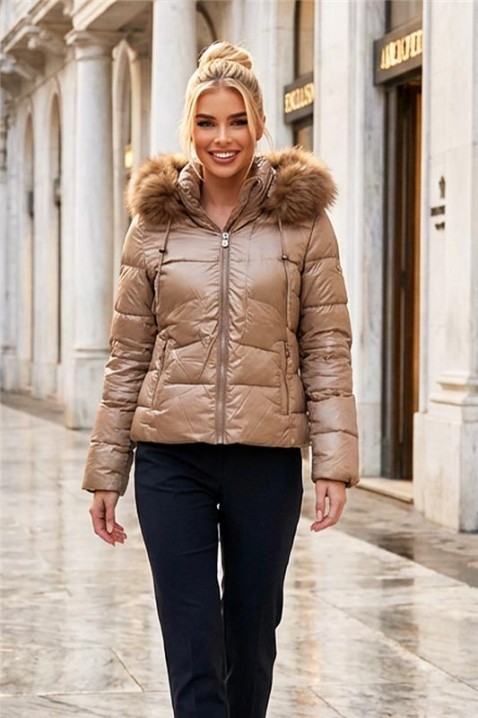 Jakna PRAVOLZA BROWN, Boja: braon, IVET.RS - Nova Kolekcija