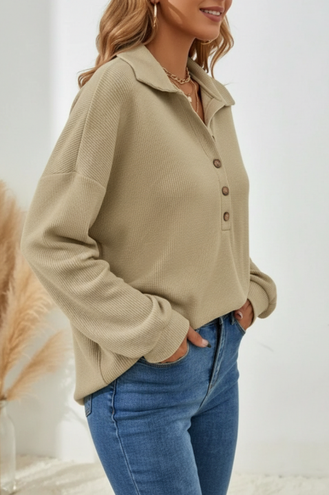 Ženska bluza RIPRELZA BEIGE, Boja: bež, IVET.RS - Nova Kolekcija