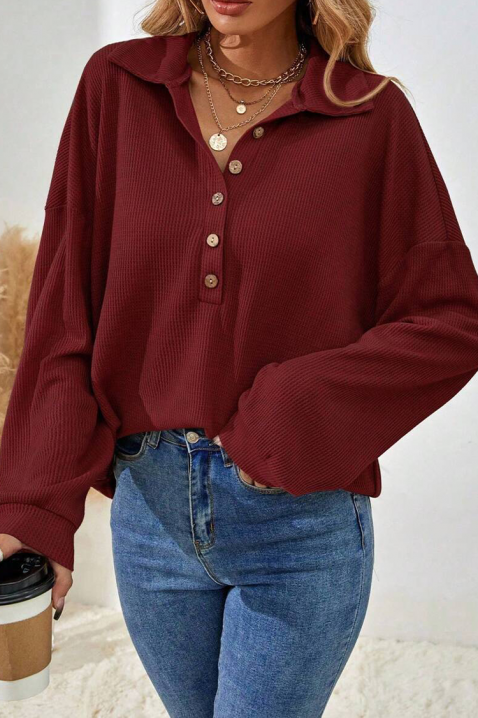 Ženska bluza RIPRELZA BORDO, Boja: bordo, IVET.RS - Nova Kolekcija