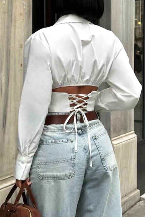 Ženske košulja BANSOLTA WHITE, Boja: bela, IVET.RS - Nova Kolekcija