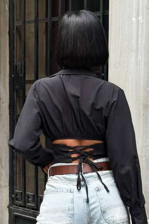 Ženske košulja BANSOLTA BLACK, Boja: crna, IVET.RS - Nova Kolekcija