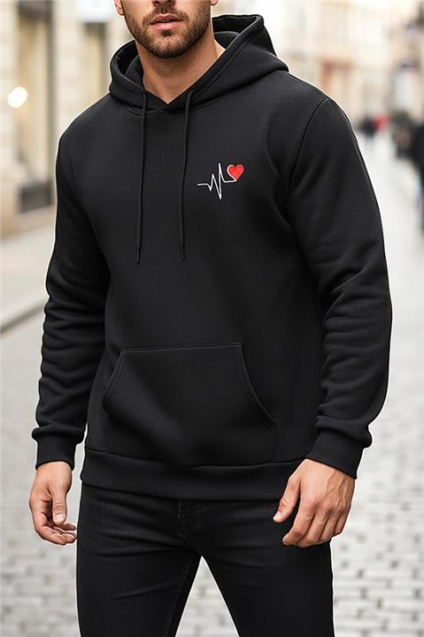 Muška dukserica MOFOMO, Boja: crna, IVET.RS - Nova Kolekcija